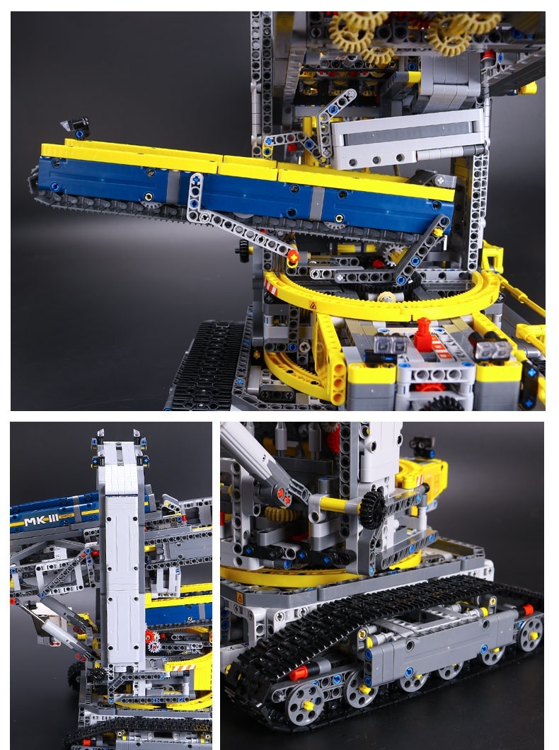 20015 3929Pcs Technic Bucket Wheel Excavator Building Blocks