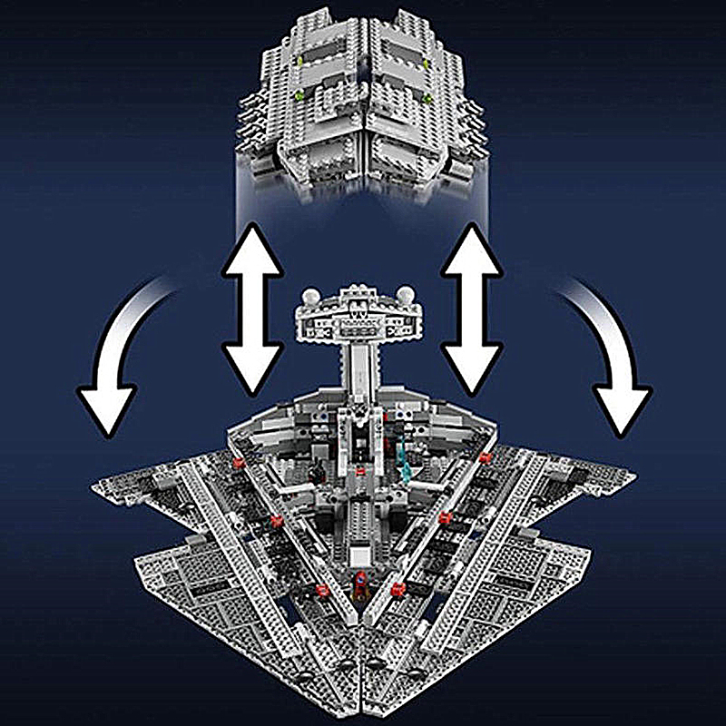 05062 New Stock 1391PCS Star Destroyer Building Blocks Model DIY Bricks Toys DIY Bricks Puzzle Childrens Christmas Birthday Gift