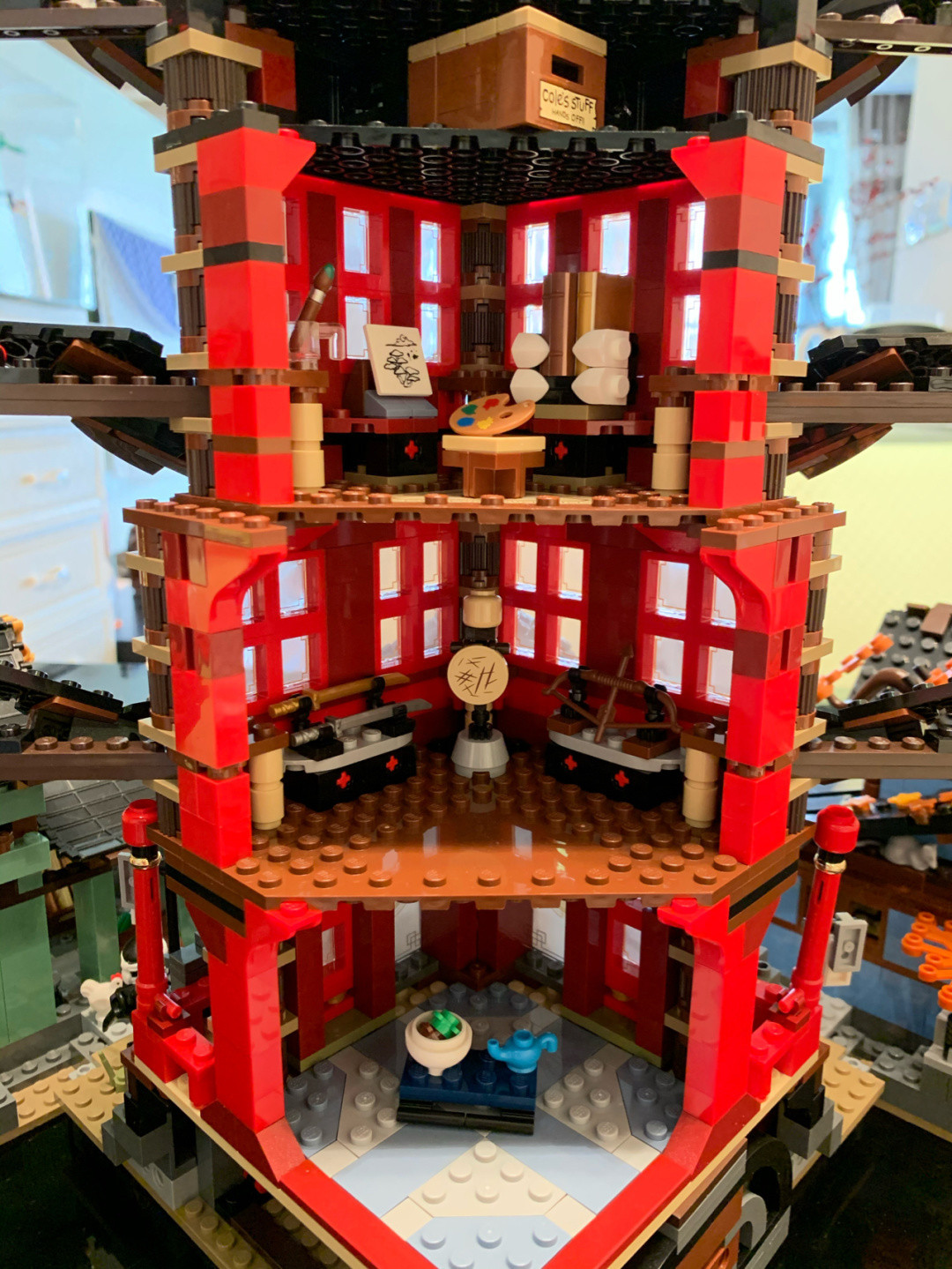 Movie Street View Model Bricks Compatible 06022 70751 Building Blocks Temple of Airjitzu 06022