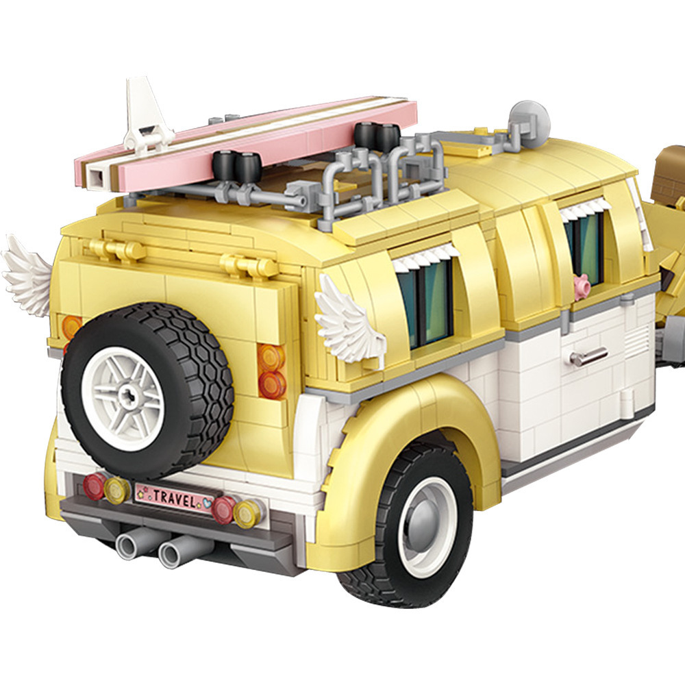 LOZ 1130 2228pcs Mini Blocks Kids Building Adult Station Wagon