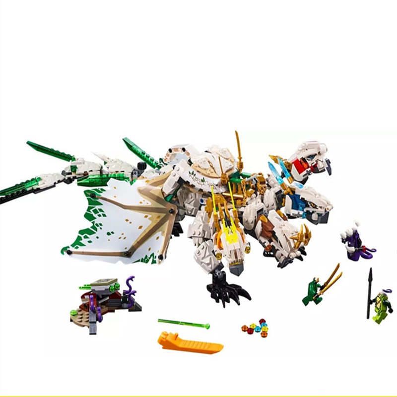 1100pcs Ninjagoed Building Blocks  Model  06099 Ninja Mirage Ultimate Dragon 70679