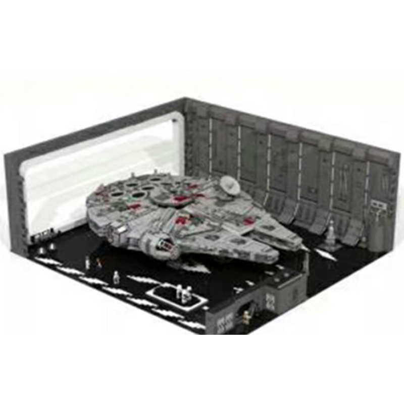 Moc Docking Bay 327 For 05132 8000+PCS UCS Falcon Ultimate  Model Building Block