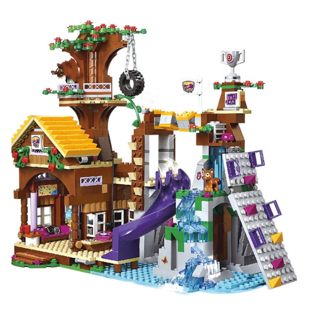 Friends Adventure Camp Tree House Stephanie Figures Kit Building Blocks