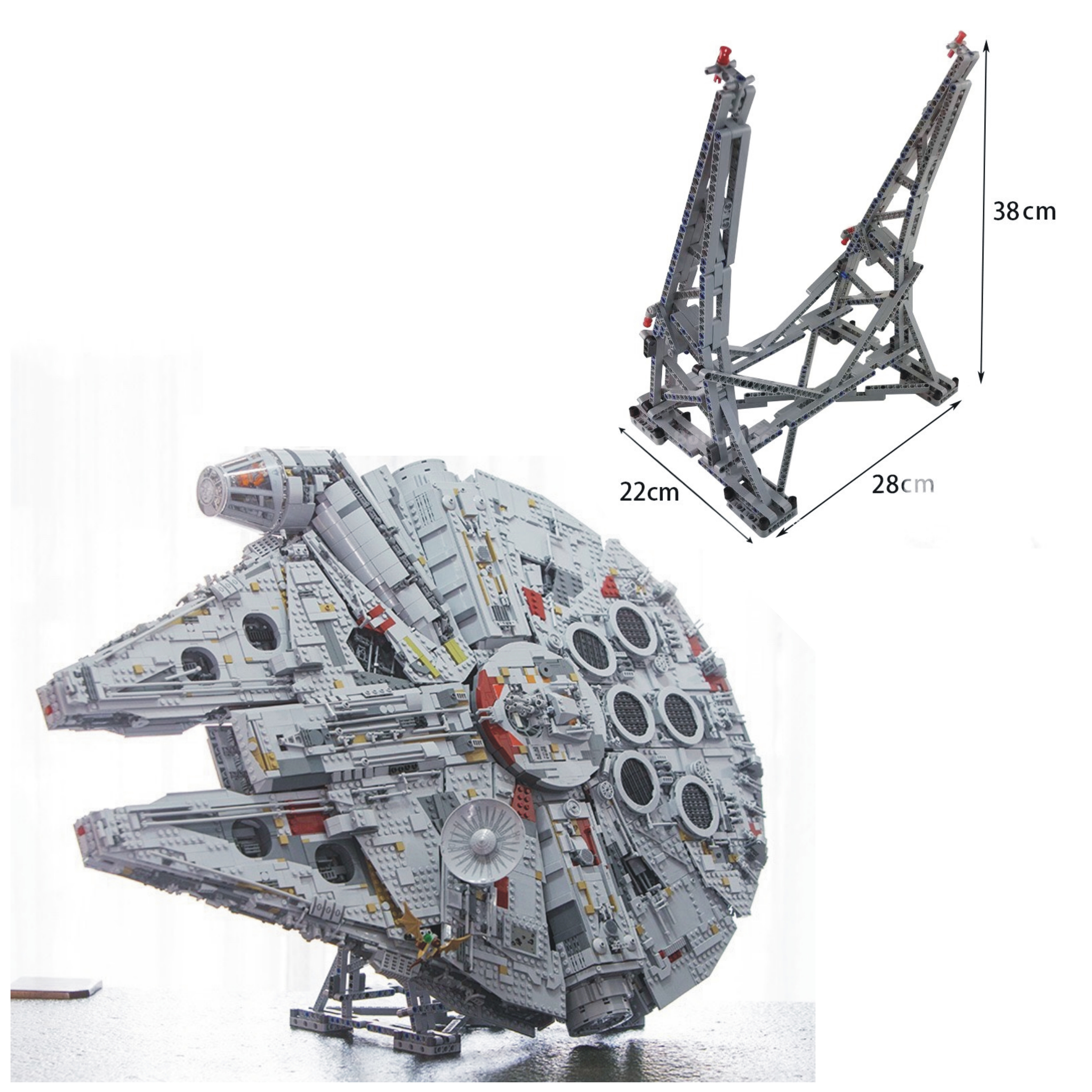 Star Plan Destroyer 05132 75192 Millennium Falcon Building Blocks  8445PC