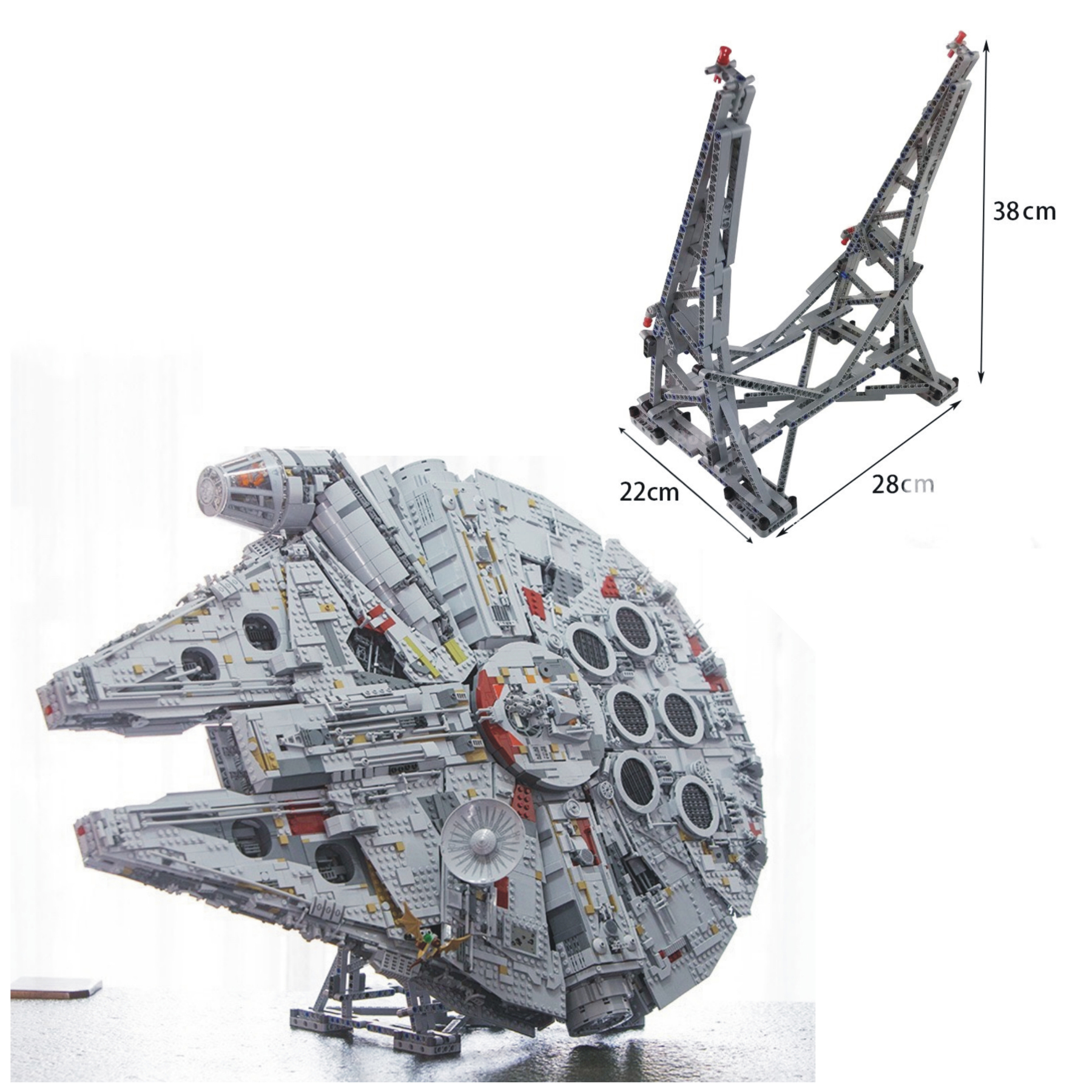 Star Plan Destroyer 05132 75192 Millennium Falcon Building Blocks  8445PC