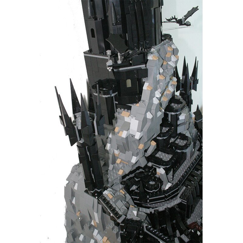 Sci Fi Movie Magic ring Architecture Barad-dûr Orthanc MOC Building Blocks Assembly Model DIY Collection Technology Bricks Toys