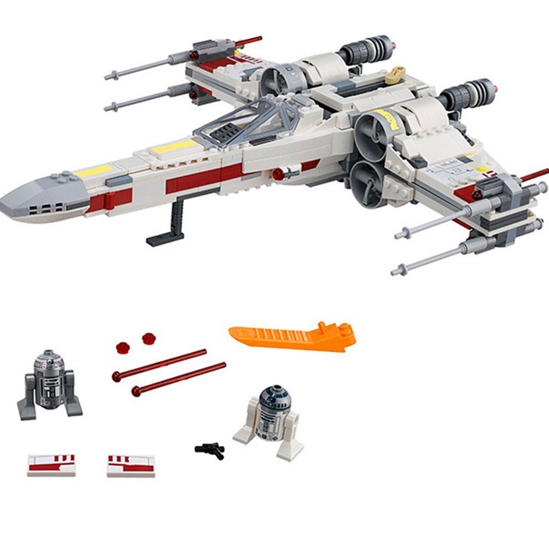 X Wing Star Plan Poe X Tie Fighter Building Blocks with Star Plan Wars Children Toy 35006 81090 Without Box