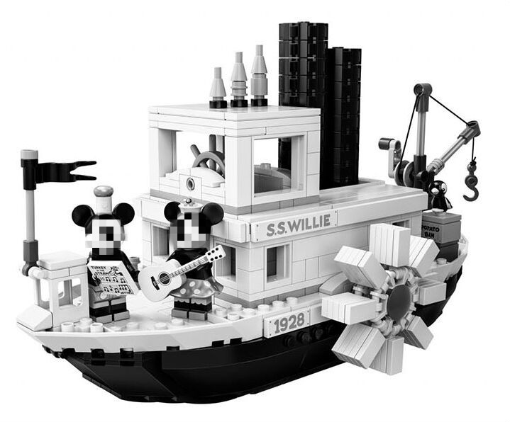 21317 Steamboat Willie Steam Boat Mouse 16062 Building blocks 11396