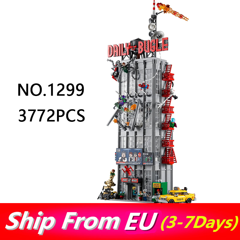 3772Pcs 1299 Architecture Daily Bugle Building Blocks Toy Set 78008 76178