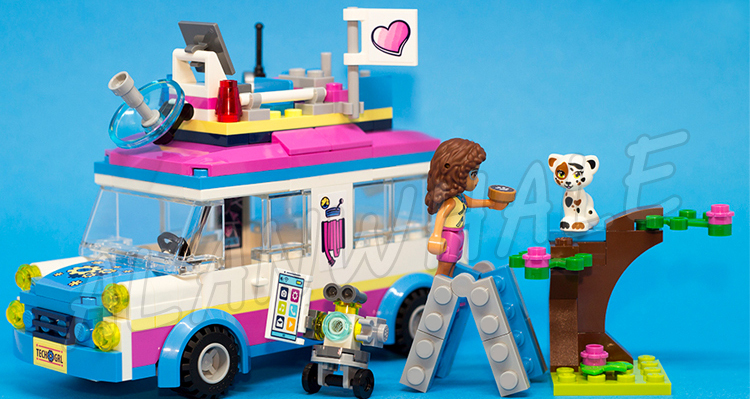 41333 Friends Heartlake Olivia Mission Vehicle Truck Park Scene Control Center 10853 Building Blocks
