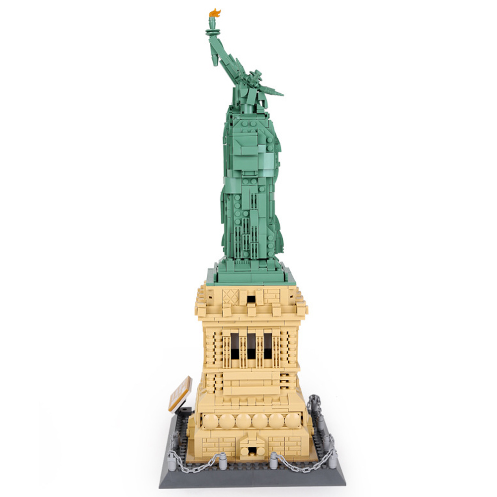 5227 Architecture series the Statue of Liberty Model Building Blocks set classic MOC streetview