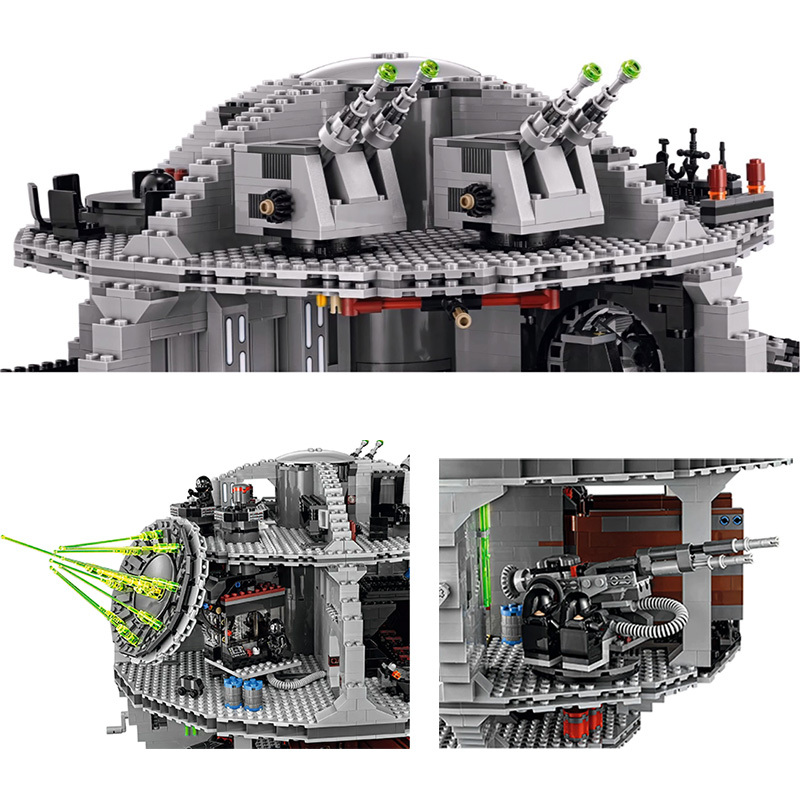 With 25 MINI Figures DS-1 Platform Death Star Plan Great Ultimate Weapon 19013 Building Blocks Bricks Toy Gift Compatible 75159