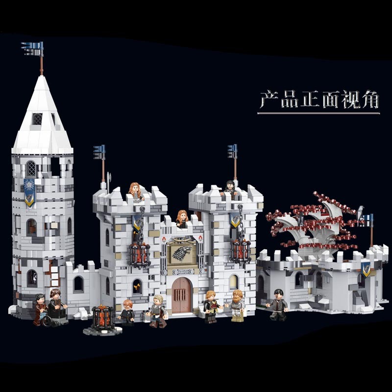 K101 Movie Toys Series The MOC Winterfell Castle Model Building Blocks