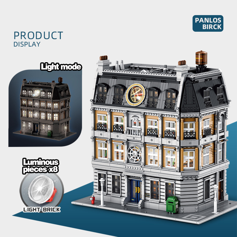 PANLOS 613001 MOC-30628  Doctor  Sanctorum Sanctum Showdown with Led 6564Pcs Building Blocks