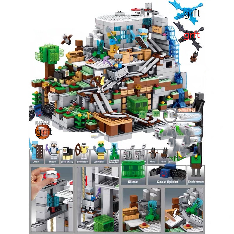 Playmobil My World Cave My Figures Worlds Village Dragon 21137 Building Blocks 18032