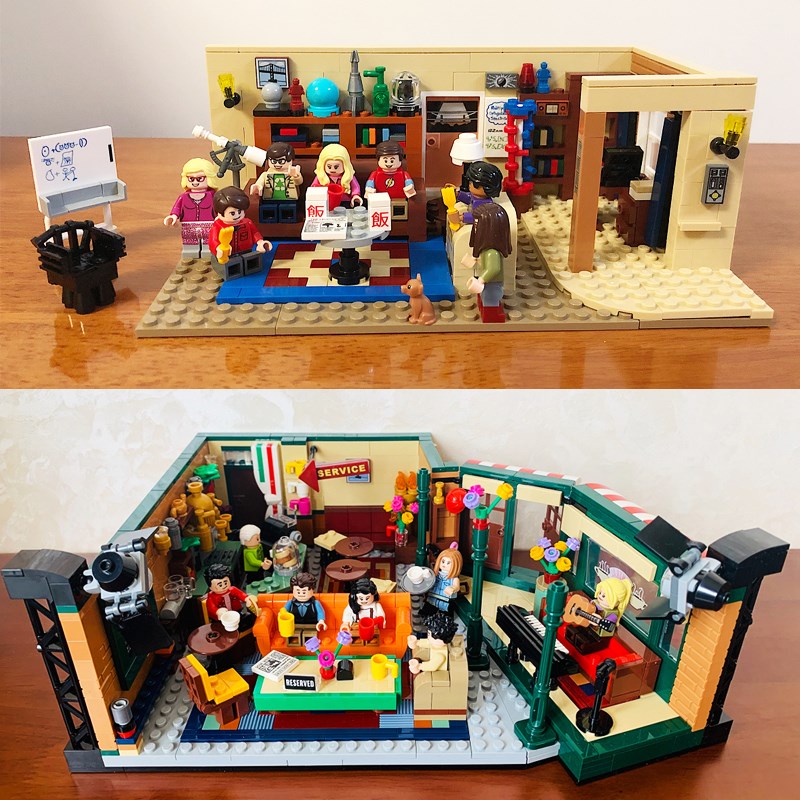 16024  The Big Bang Theory 534Pcs and Central Perk 1228Pcs Ideas Model Building Blocks 21302 21319