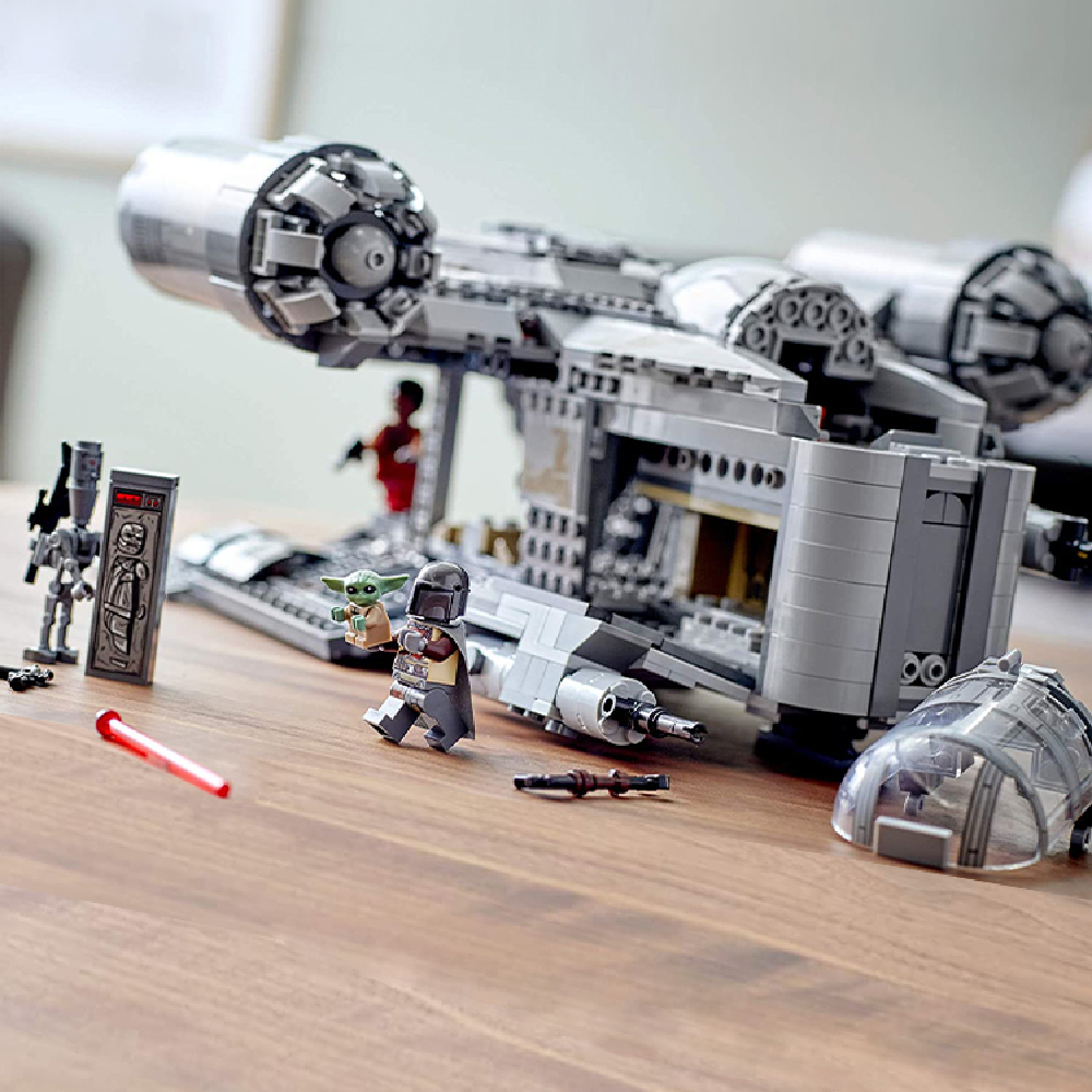 Star  Mandalorian Razor Crest Spacecraft  Bricks Spaceship 75292 60017