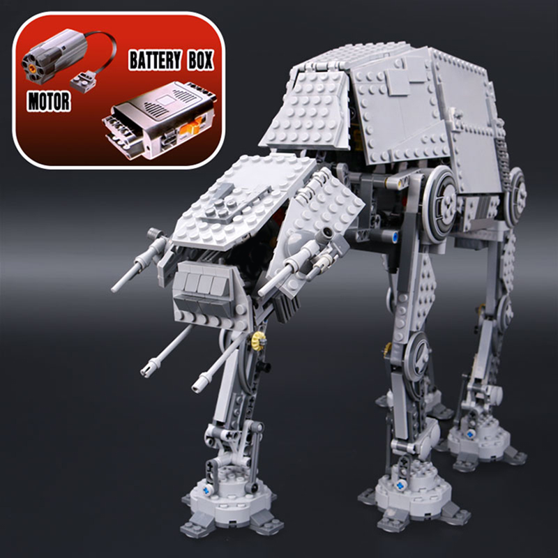 Star Plan With Motorised AT- AT All Terrains Armoured Walker CAR Compatible 10178 Building Blocks Bricks Toys Gifts 19042 05050