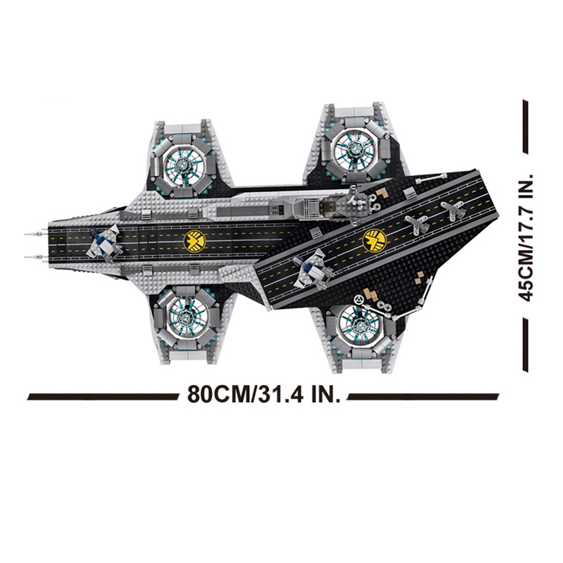 3057PCS The Shield Helicarrier 87025 Building Blocks Bricks 07043 76042