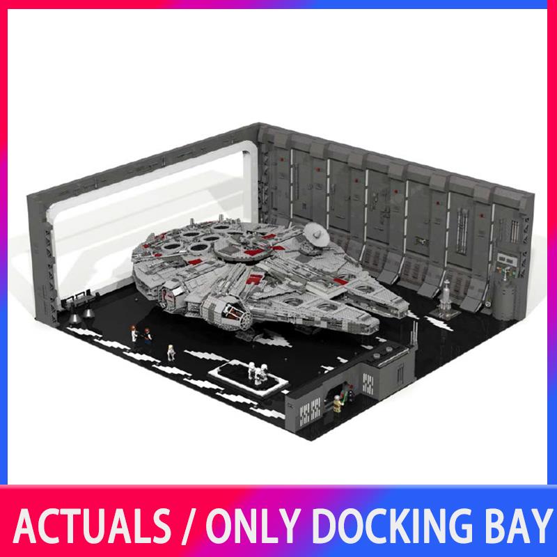Moc Docking Bay 327 For 05132 8000+PCS UCS Falcon Ultimate  Model Building Block