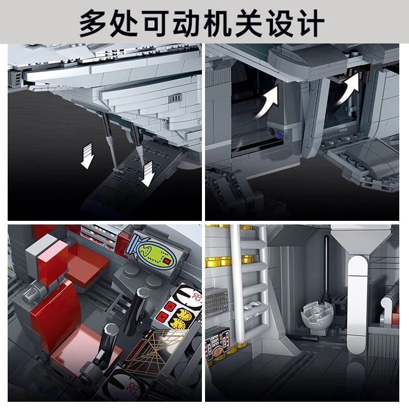 MOC 032002 60017 75292 Star Toys Wars The UCS Razor Crest 4453+pcs Building Blocks