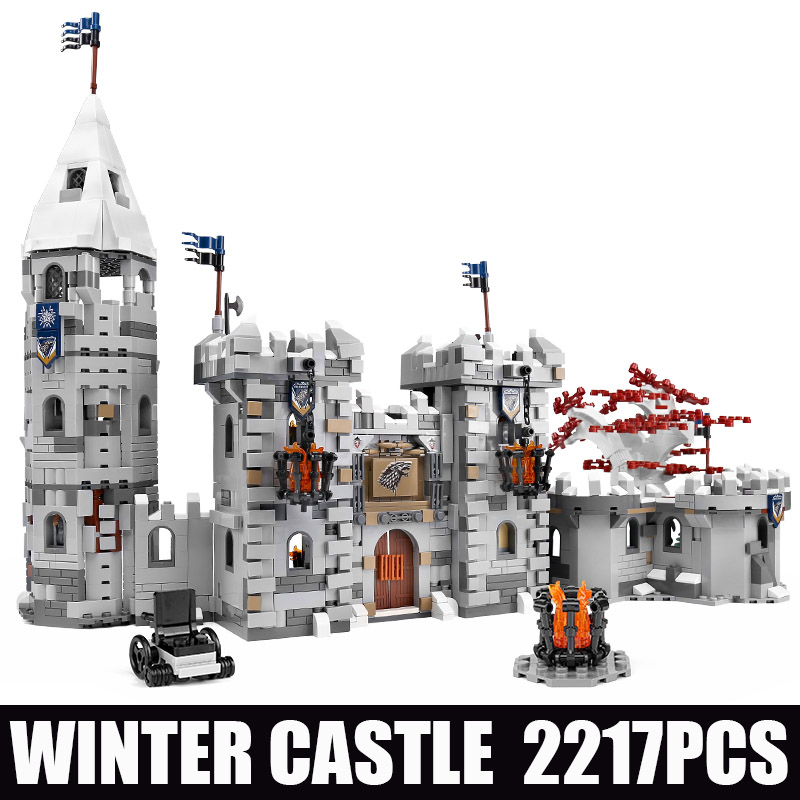K101 Movie Toys Series The MOC Winterfell Castle Model Building Blocks