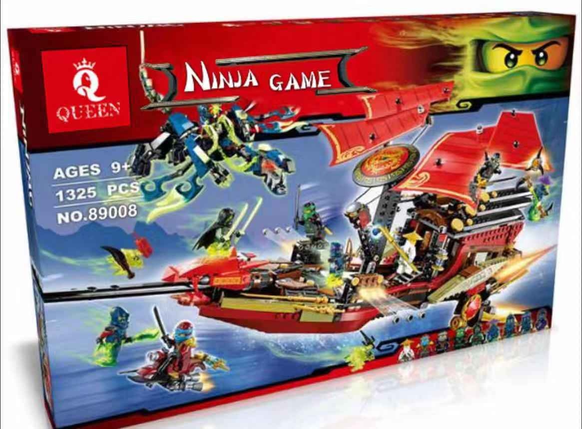 1325pcs Legorret Ninjagoing Final Flight of Destiny's Bounty Building Blocks 89008 70738 06020