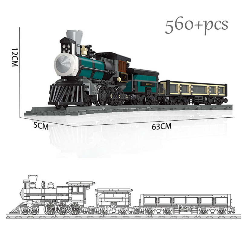 91006 1234Pcs Expert Ultimate Series Train Building Blocks APP RC train power pack train track 10219