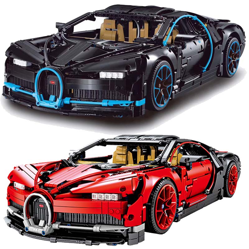 Technic Building Blocks Bricks 20086 20001 20097 20087 21047 13388 90056 Sport Car Model Toy Bugattiii Chiron Christmas