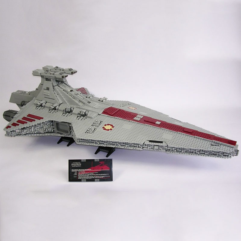 MOC-0694 Star Plan Venator-class Republic Attack Cruiser Building Blocks 6685pcs Bricks Toys For Gift Model Sets 05077