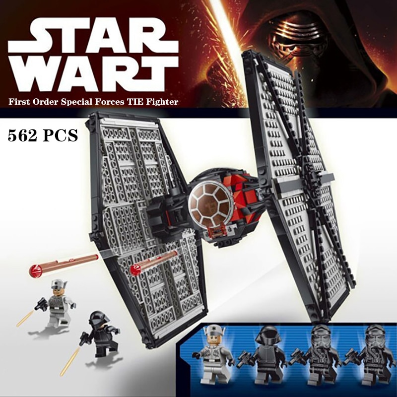 First Order Special Forces TIE Fighter Gift 05005 Building Blocks 75101 Bricks Christmas Spacecraft Birthday 10900