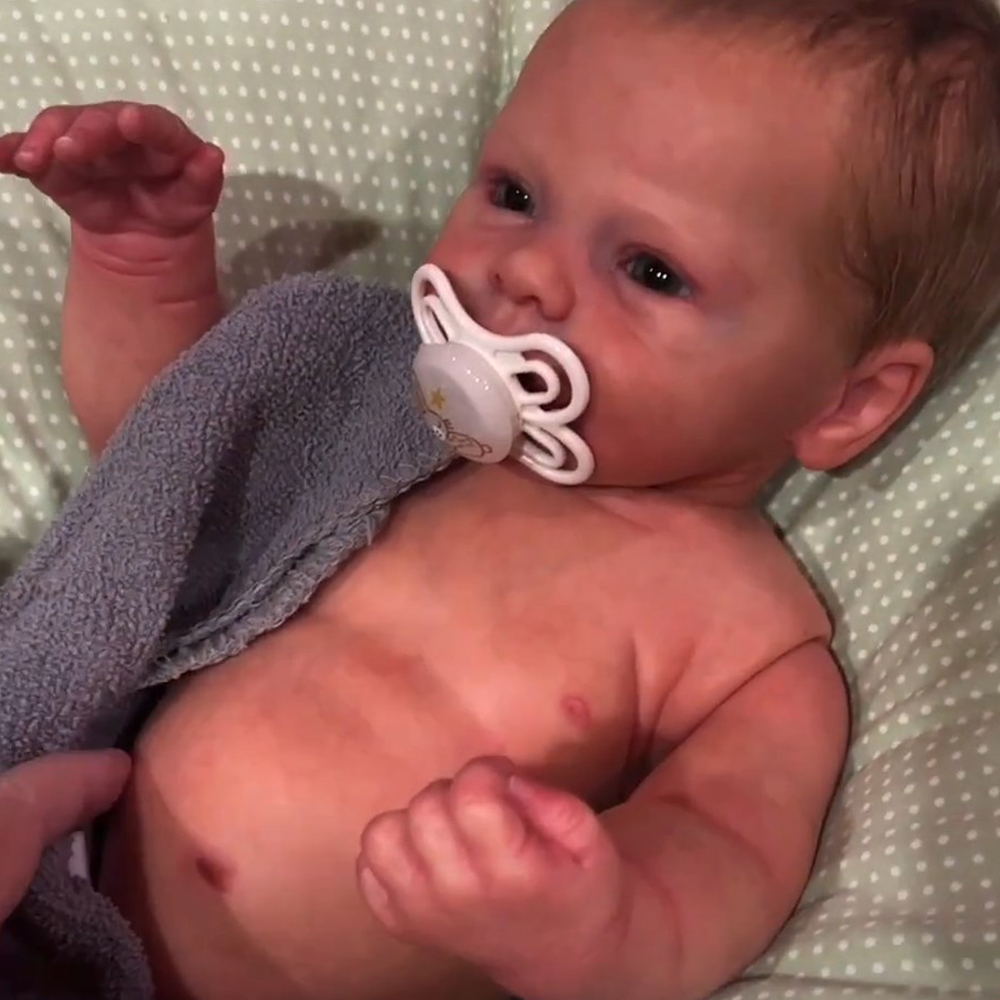 17''Full Soft Silicone Taylor Reborn Baby Doll