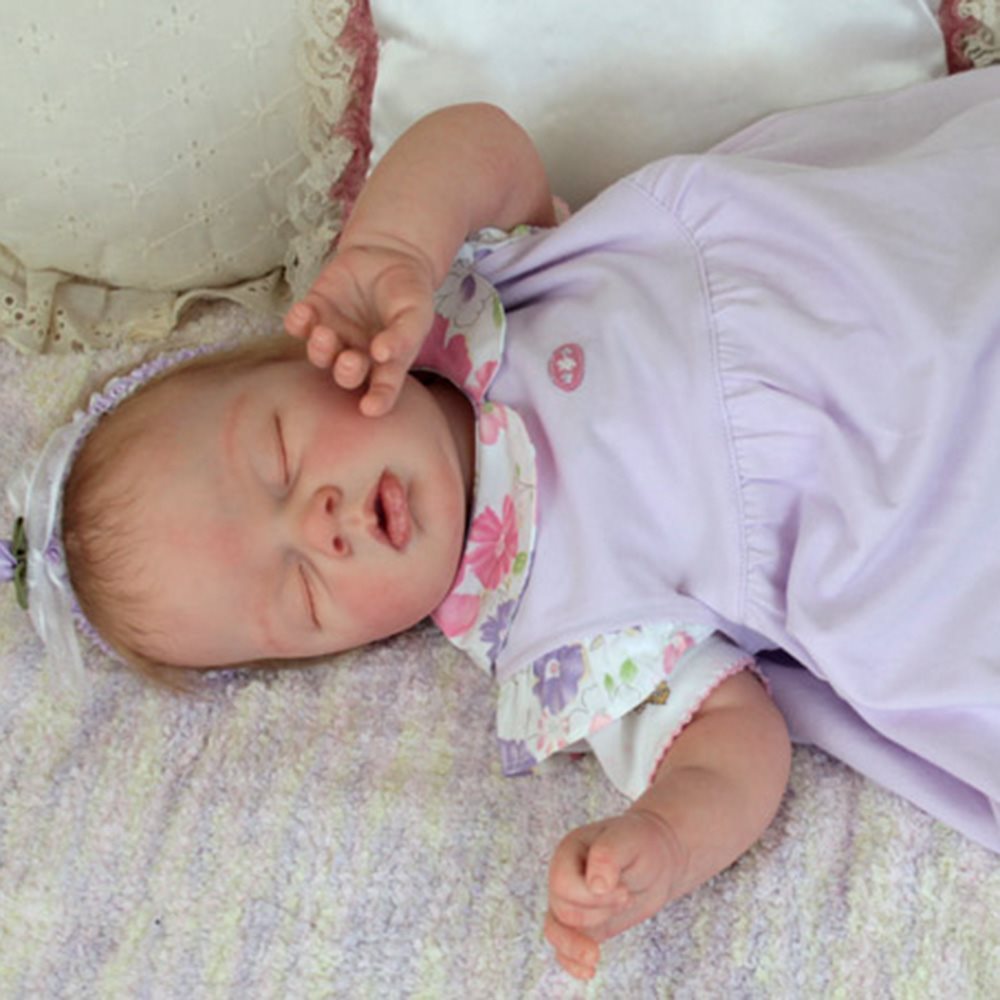 22'' Reborn Baby Girl donna, Realistic Lifelike Handmade