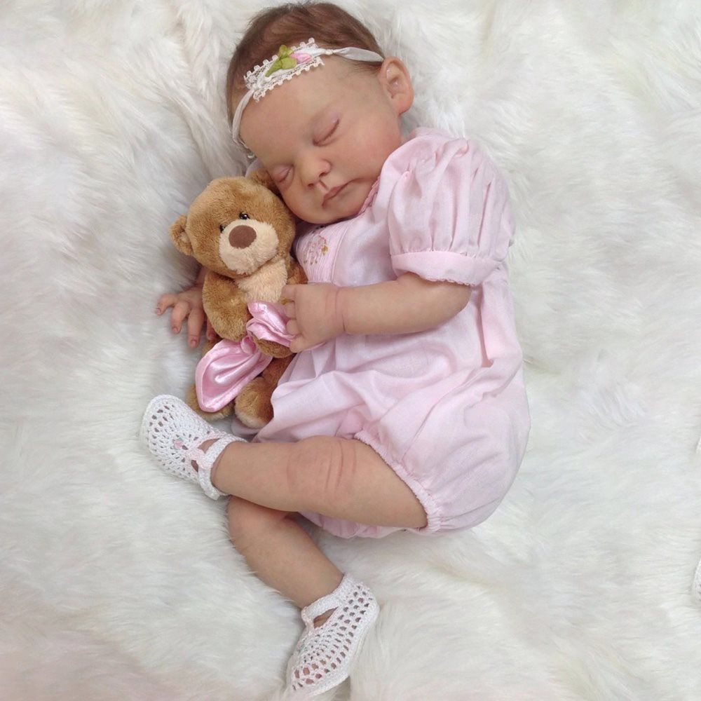 Lifelike 22'' Amethyst Reborn Baby Doll Girl