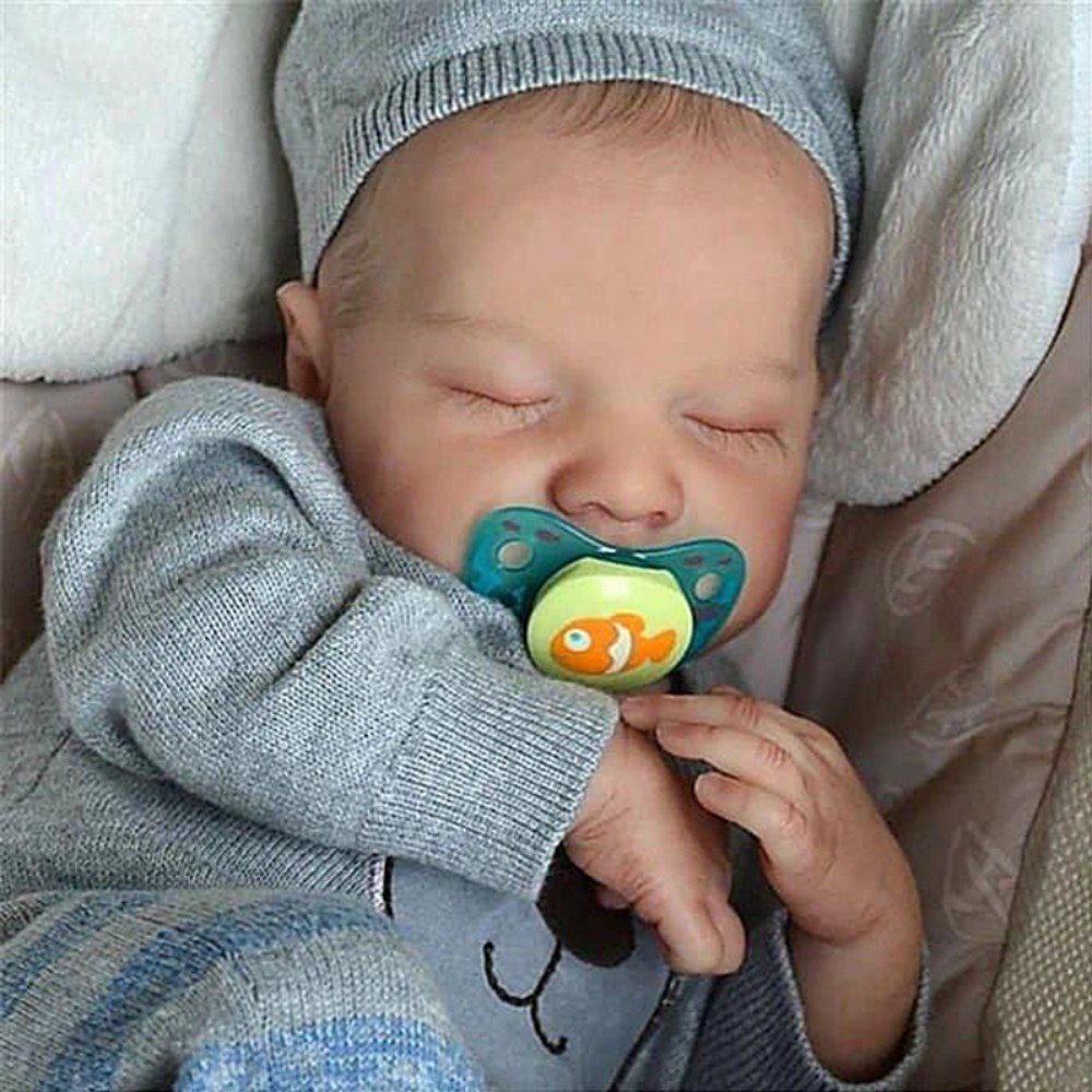22'' Real Lifelike Carley Reborn Doll Boy-Levi Series