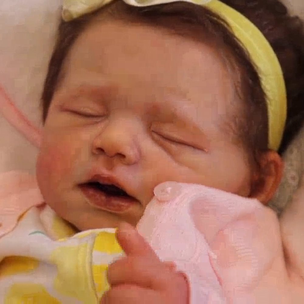 22'' Reborn Baby Girl Bruce, Realistic Lifelike Handmade