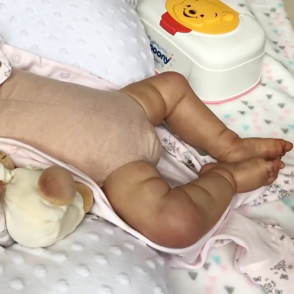 17'' Lifelike Cute Ann Sleep Reborn Baby Dolls