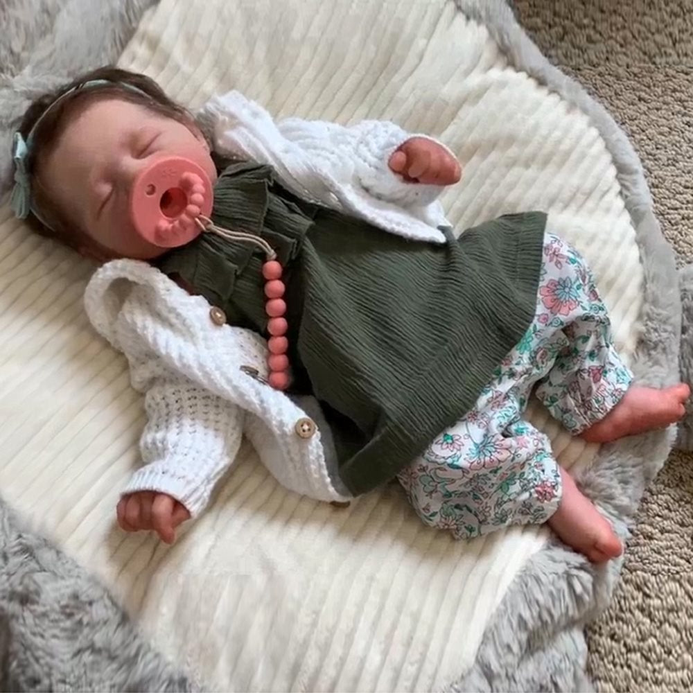 22'' Reborn Baby Girl Bruce, Realistic Lifelike Handmade
