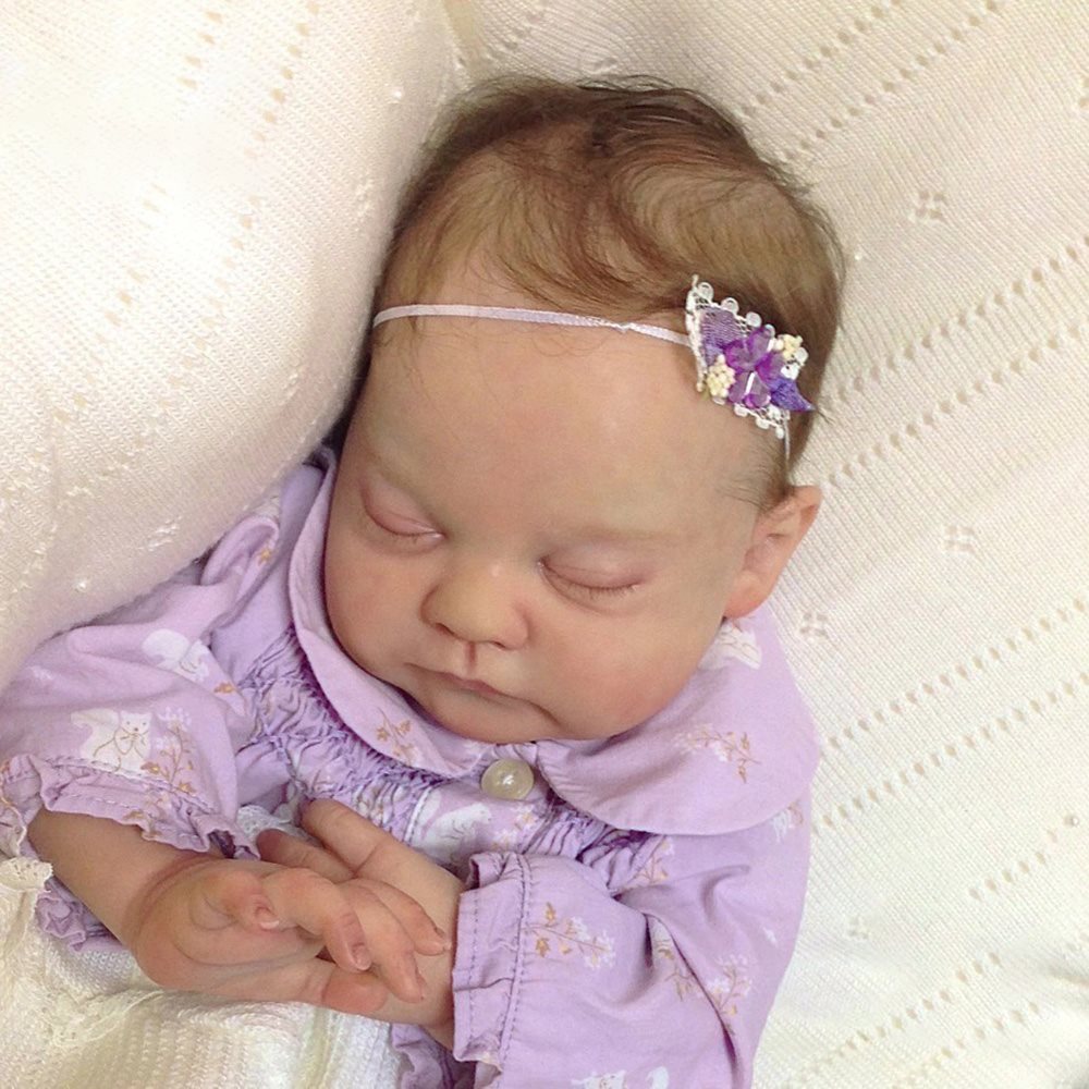 Lifelike 22'' Amethyst Reborn Baby Doll Girl