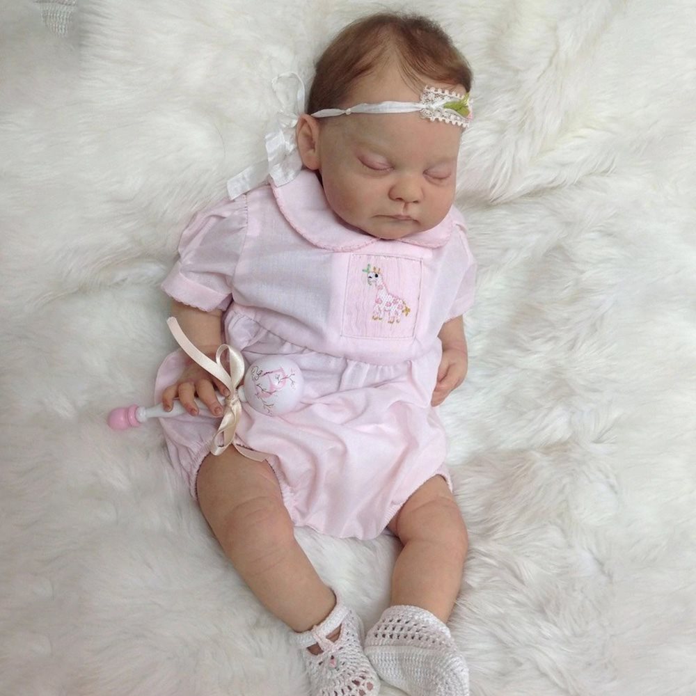 Lifelike 22'' Amethyst Reborn Baby Doll Girl