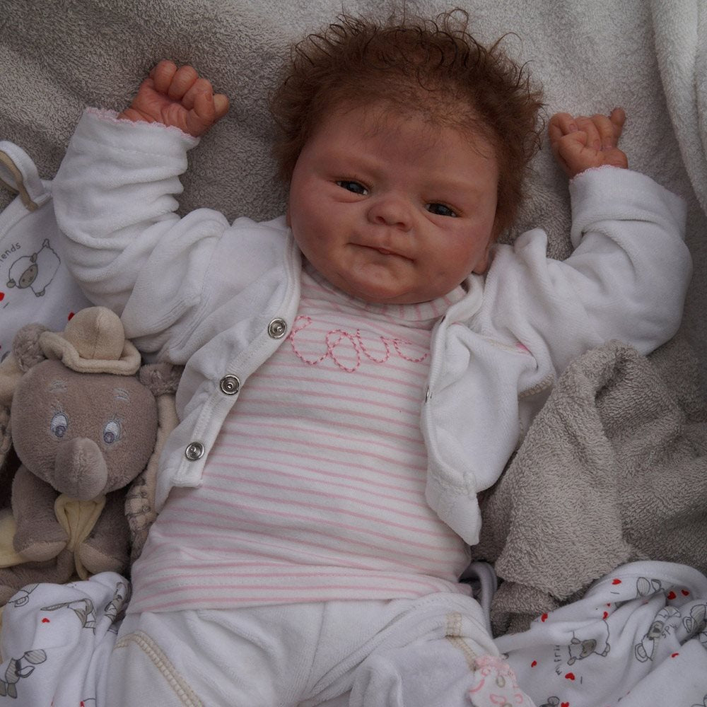 17 inch little Realistic Jacquelyn reborn baby baby doll best gift