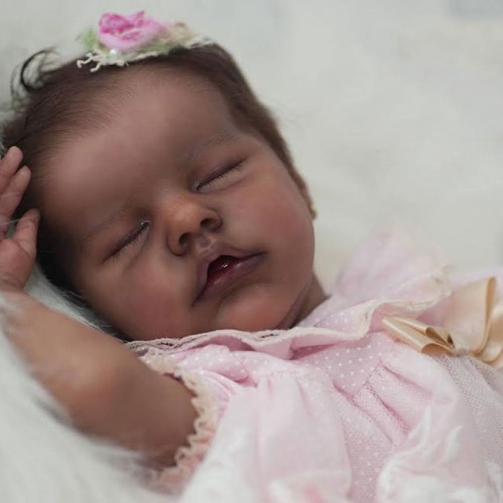 22"Adopted Beautiful Custom Africa American Reborn Baby OOAK Lifelike Baby Girl Boy 