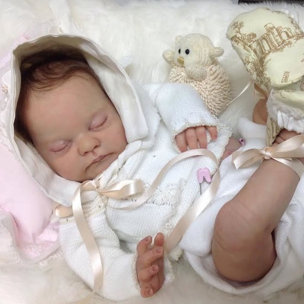 Lifelike 22'' Amethyst Reborn Baby Doll Girl