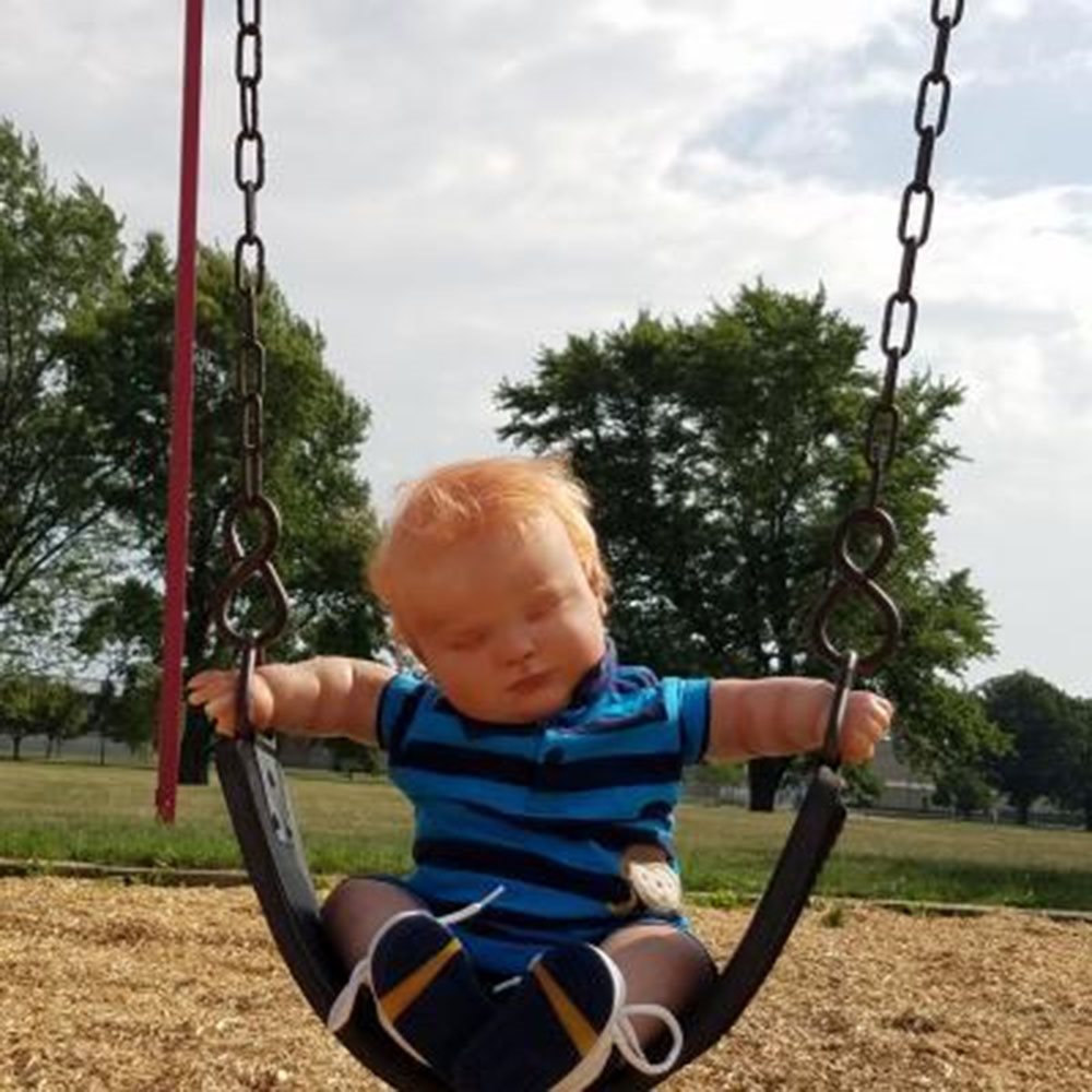 19inch Handsome Olson Asleep Realistic Reborn Baby Doll Boy Toy