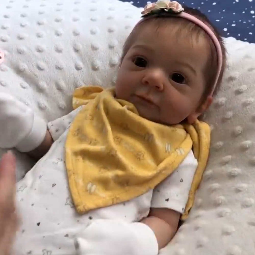 17'' Wanisa Realistic Cute Reborn Baby Dolls