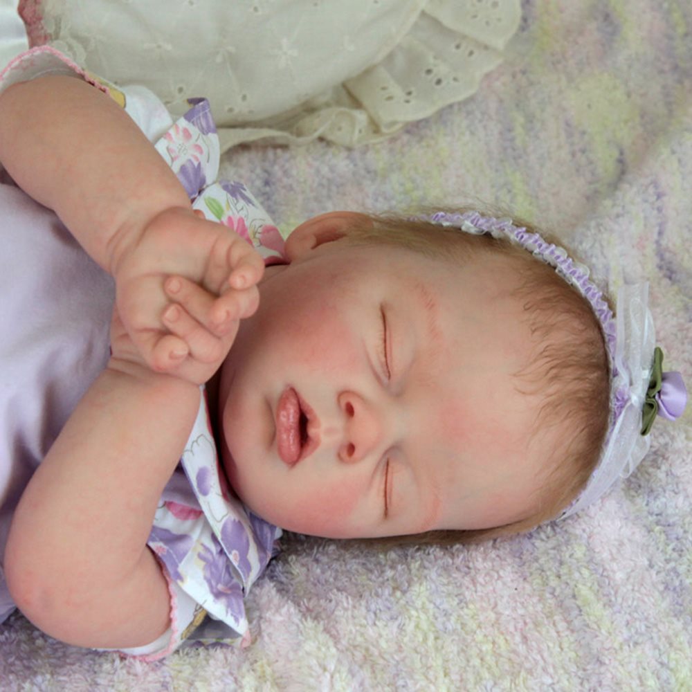22'' Reborn Baby Girl donna, Realistic Lifelike Handmade