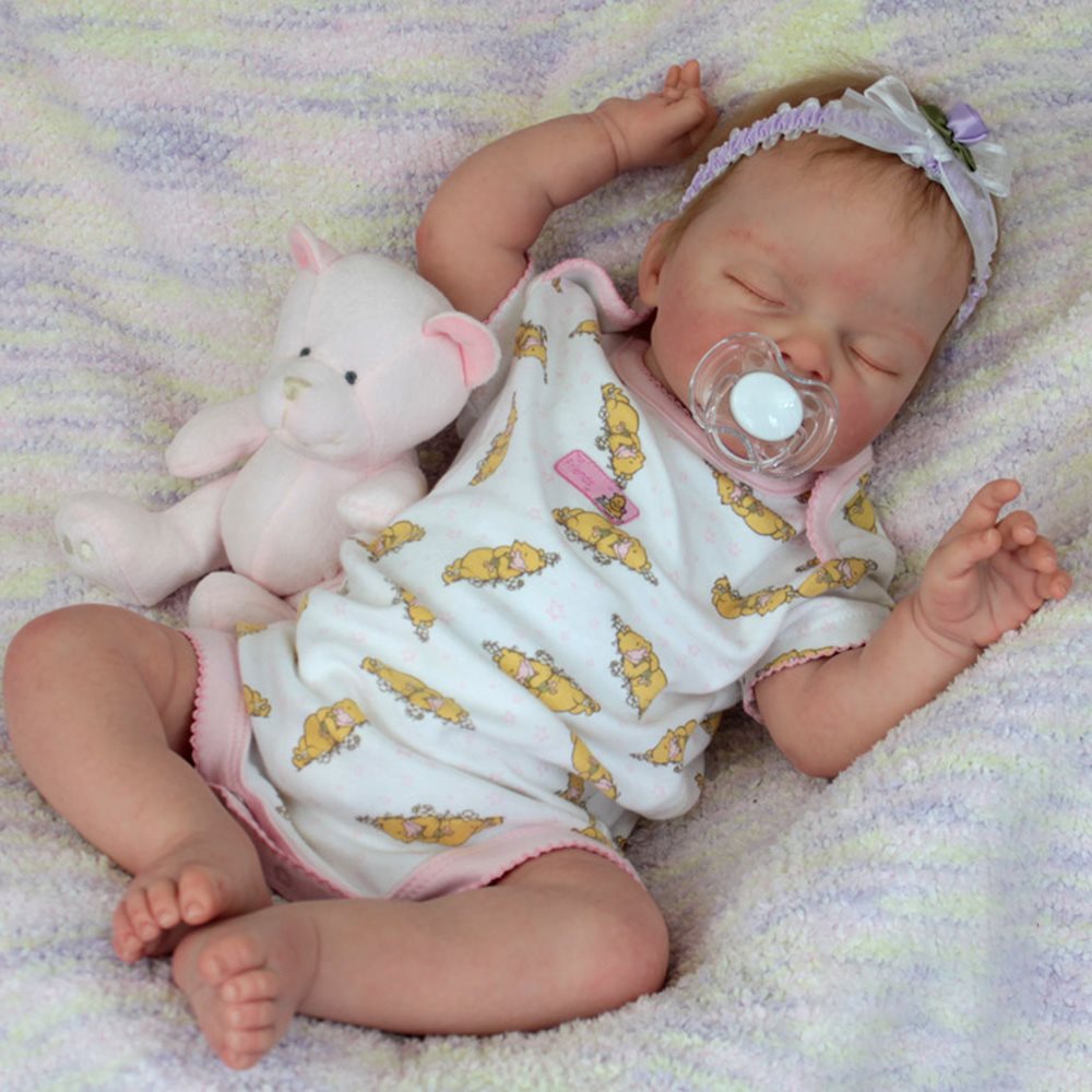 22'' Reborn Baby Girl donna, Realistic Lifelike Handmade