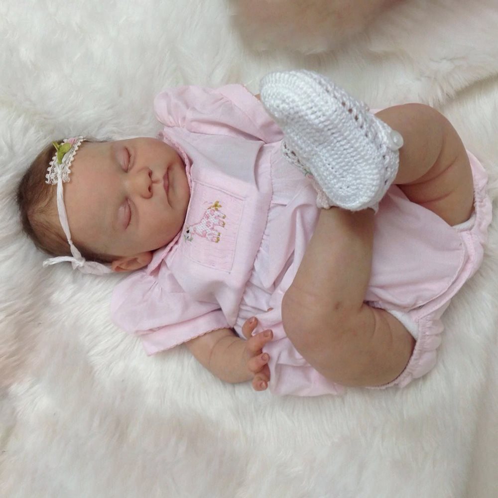 Lifelike 22'' Amethyst Reborn Baby Doll Girl