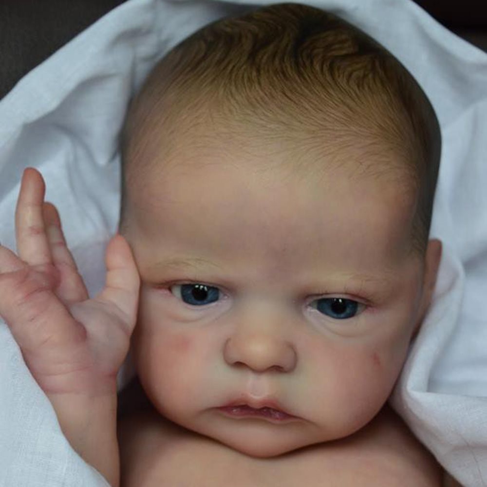 21'' Reborn Baby Girl Bruce, Realistic Lifelike Handmade