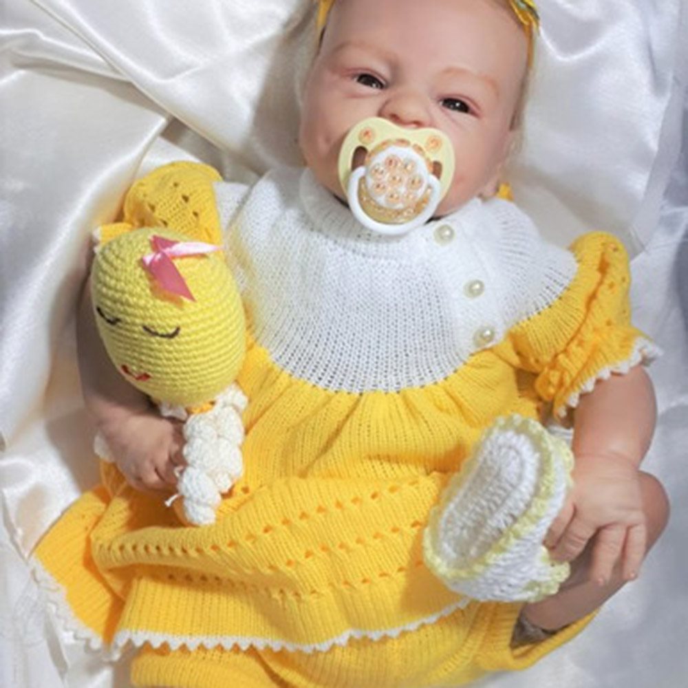 17 inch little RealisticFlora reborn baby baby doll